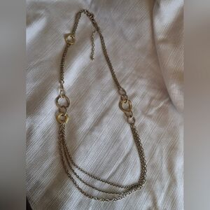 Gold and Silver Chain Necklace By Premier Designs